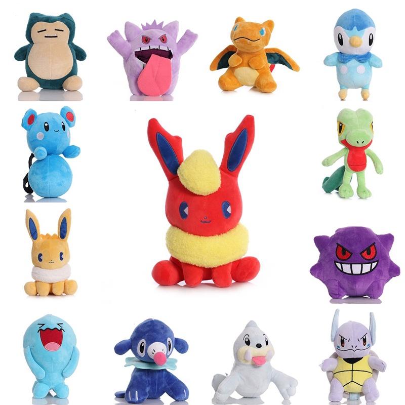 34style Anime Pikachues Mariru Flareon Image Toys Cartoon Doll Plush
