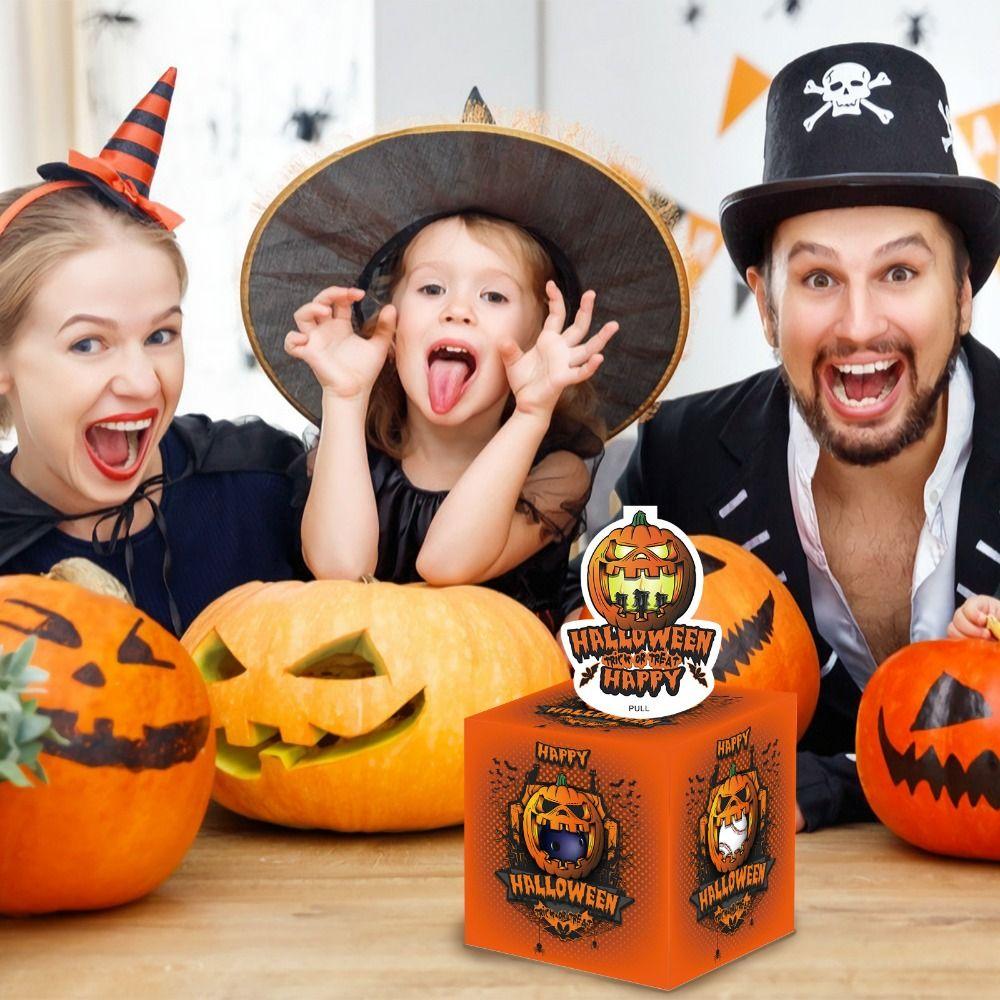 DIY Halloween Money Box Creative Pumping Money Box Funny Halloween Cash Gift Box  Kids Adults