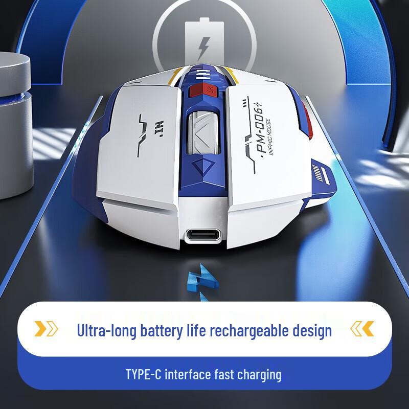 INPHIC M6P Wireless Silent Gaming Mouse