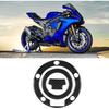 Carbon Fiber Motorcycle Gas Tank Cap Pad Cover Sticker Decals Black Motorcycle Gas Cap Replacement for YZF R1 R6 FZ1 FZ6 FZ1000 FJR1300
