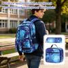 Set Zaino 3 Pezzi per Viaggio, Escursioni all'Aperto e Scuola