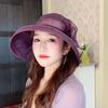 Summer middle-aged and elderly thin breathable light eaves sunscreen hat fisherman sun hat mother hat temperament sun hat