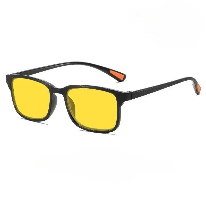 Men Women Fashion High Definition Night Vision Presbyopia Glasses Anti-Blue Light Anti-fatigue Ultra-light Reading Glasses +4.0