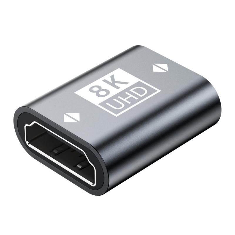 HDTV 2.1 Female Adapter 8K@60Hz Resolution Video Transmission 48Gbps Speed Signal For Monitor Streaming Device