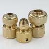 1pc 3/8" 1/2" 3/4" Brass Hose Adapter 16mm Quick Connector Irrigation Pipe Tube Connect Repair Joint Garden Watering Accessories
