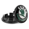 4Pcs 56mm Car Wheel Center Caps Hub Cap Covers Emblem Styling For Skoda Octavia Kodiaq Fabia Rapid Superb A5 A7 2 Kamiq Karoq
