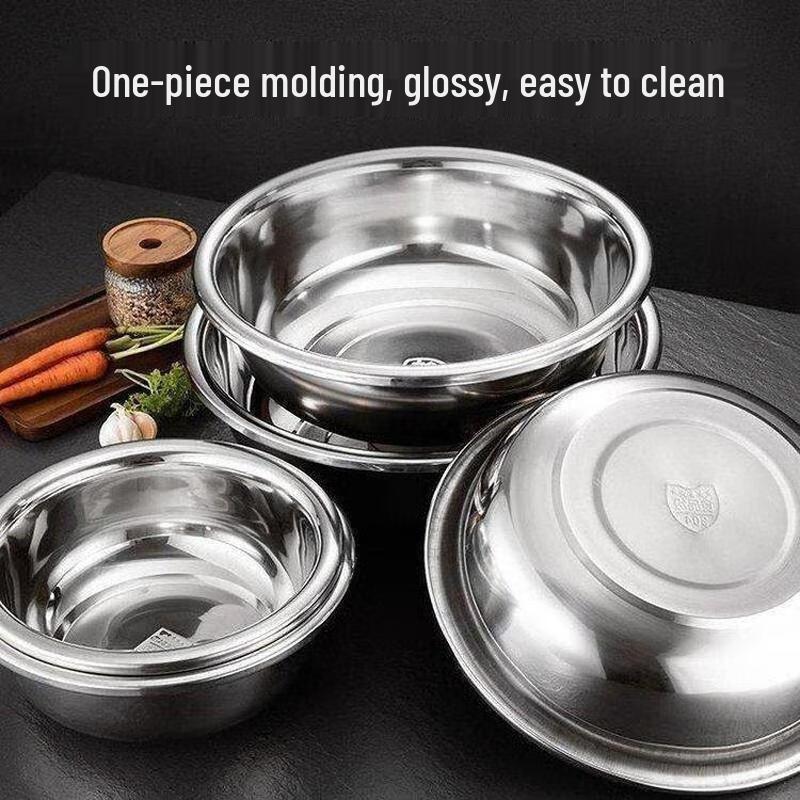 Liliu 24cm Pogrubiona Miska Kuchenna Ze Stali Nierdzewnej