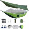 Mosquito-Proof   with Sunshade Canopy, Outdoor Camping Aerial Swing, Portable Hiking and Travel  for Insect-Free Relaxation