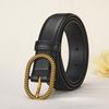 Belt new belt women's leather pin buckle belt casual versatile simple high quality thin belt