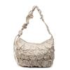 New Zipper Solid Popularity Persality Crossbody Bags for Women 2026 High Quality Sense of Luxury Wrinkles Cloth Shoulder Bags