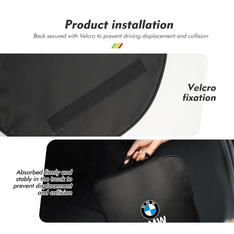 Voor BMW Auto Oplaadbare Pistool Oplader Kabel Opbergtas Auto Accessoires E90 E60 E46 E39 F30 F10 E87 X3 X4 X5 X1 G30 G20 E91 E92