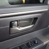 Carbon Fiber Interior Door Handle Bowl Cover Trim Fits For Toyota Tundra
