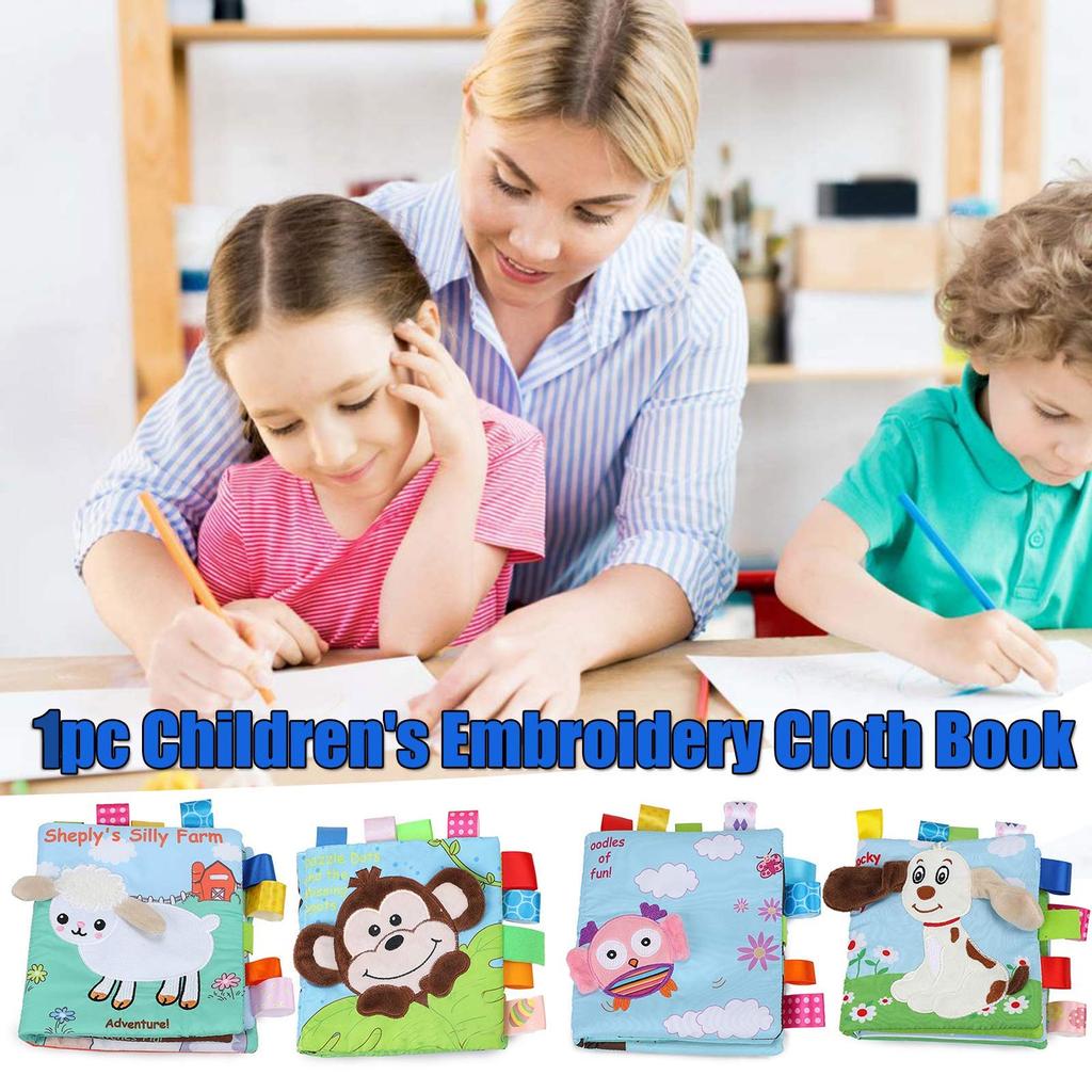 Buy [CS] 1PC Baby Books Soft Baby Bath Books Crinkle Educational Book