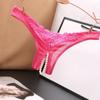Sexy Pearl G String Žena Otevřený rozkrok Tanga Dámské spodní prádlo Spodní prádlo Kalhotky s nízkým pasem K21