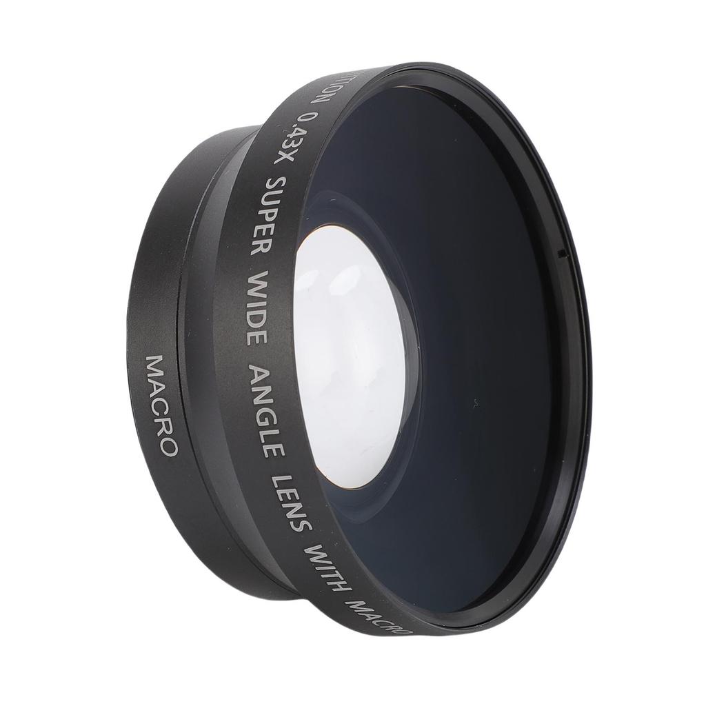 0.43X Wide Angle Macro Additional Lens 67mm HD 2 In 1 Extra Lens Attachment for Camera Photography