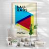 Bauhaus Exhibition Vintage Art Print Poster Vintage Oil Painting Wall Painting