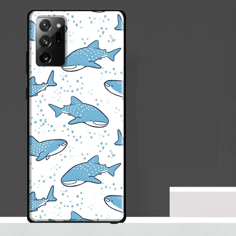 whale sharks Case For Samsung Galaxy S24 Ultra S23 S22 S21 S25 Ultra S9 S10 S20 Plus S25 FE Phone Cover