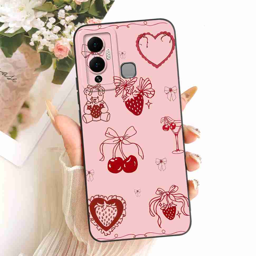 Cases For Infinix Hot 12 Play Cover Silicone Soft Shockproof Casing For Infinix Hot12 Play Hot12Play X6816C X6816 Capa