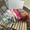New Colorful Cashmere Scarf Soft Stripe Pattern Scarves Long Tassel Wraps Mohair Plaid Thickened Shawl Women Winter Muffler