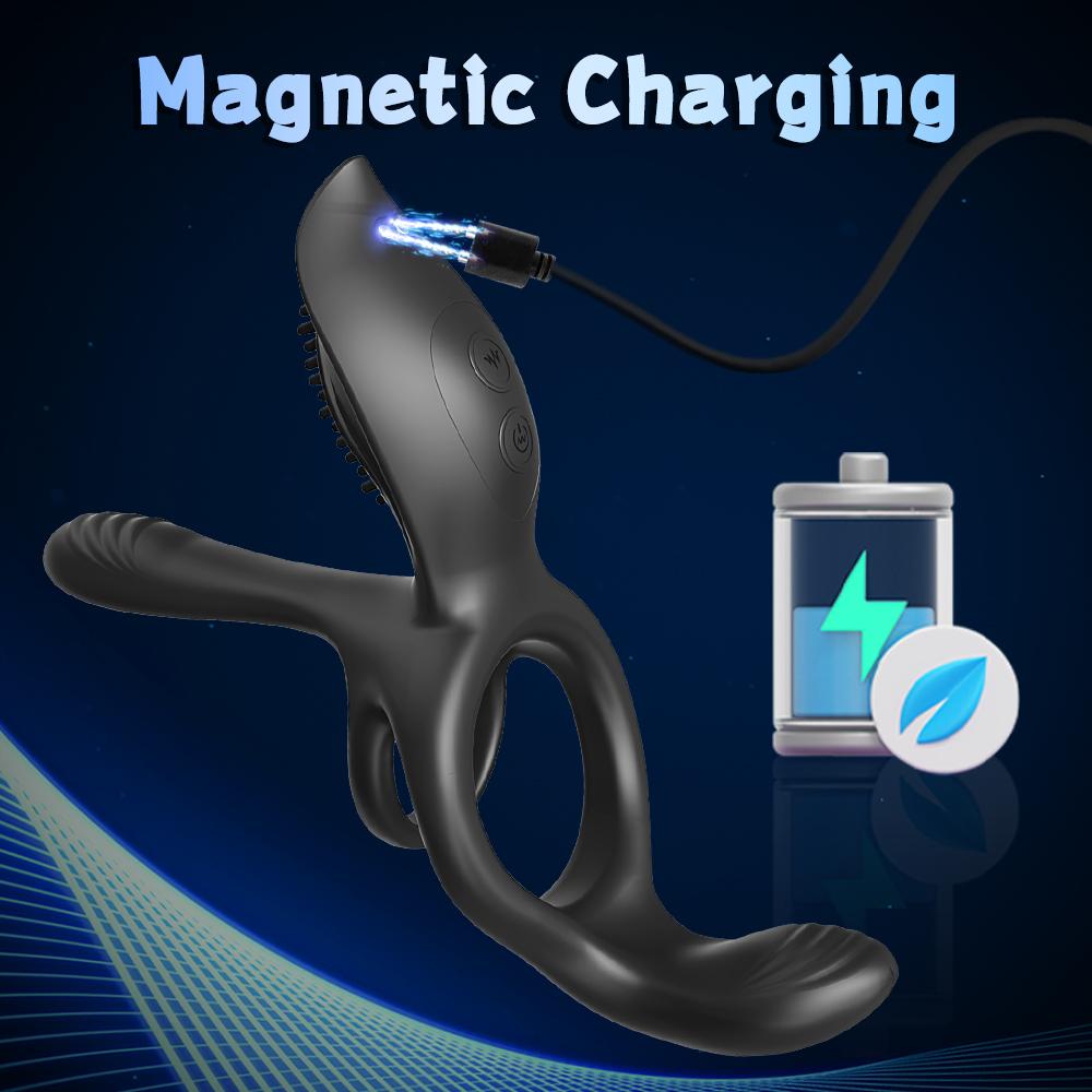 Remote Control Vibrator Cockring Cock Penis Ring for Men Delay Ejaculation Penisring Anal Stimulator Adult Sex Toys for Men