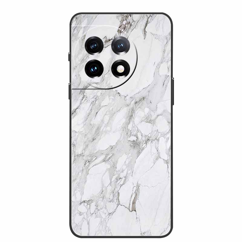 For One Plus 11 Case Marbled Granite Stone Texture Phone Cases for Oneplus 11R Shockproof Soft Cover on for Oneplus11 5G Silicon