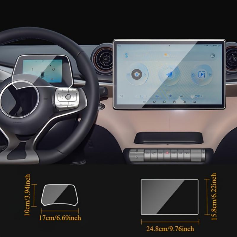 10.1 Inch For BYD Dolphin -2025 Car GPS Navigation Trument Screen Tempered Glass Scratch-Resistant Protector Film