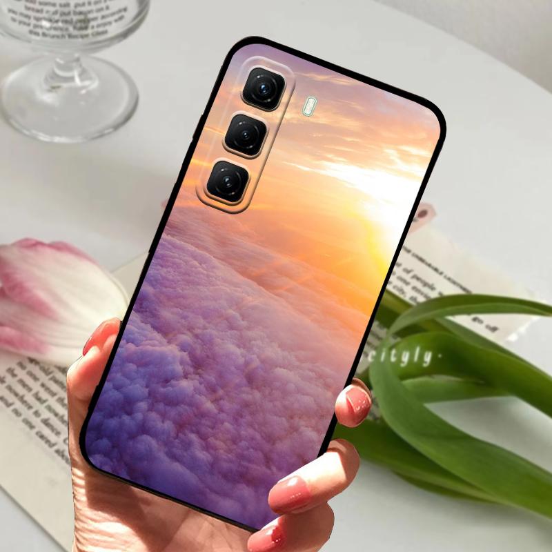 Per Infinix Hot 50 Pro 4G Custodia X6881 Carina in Silicone TPU Opaco Copri Telefono Per Infinix Hot50 Pro+ 4G Paraurti 50 Pro Plus X6880 Capa