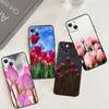 Tulips Flower Phone Case For iPhone 17 Pro Max 16 15 13 12 11 14 Pro Max Plus 12 13 Mini 16e 17 Air Cover
