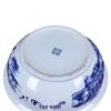 Blue & White Porcelain Ceramic Bowl: Classic Large Soup & Noodle Basin, Ideal for Boiled Fish and More.