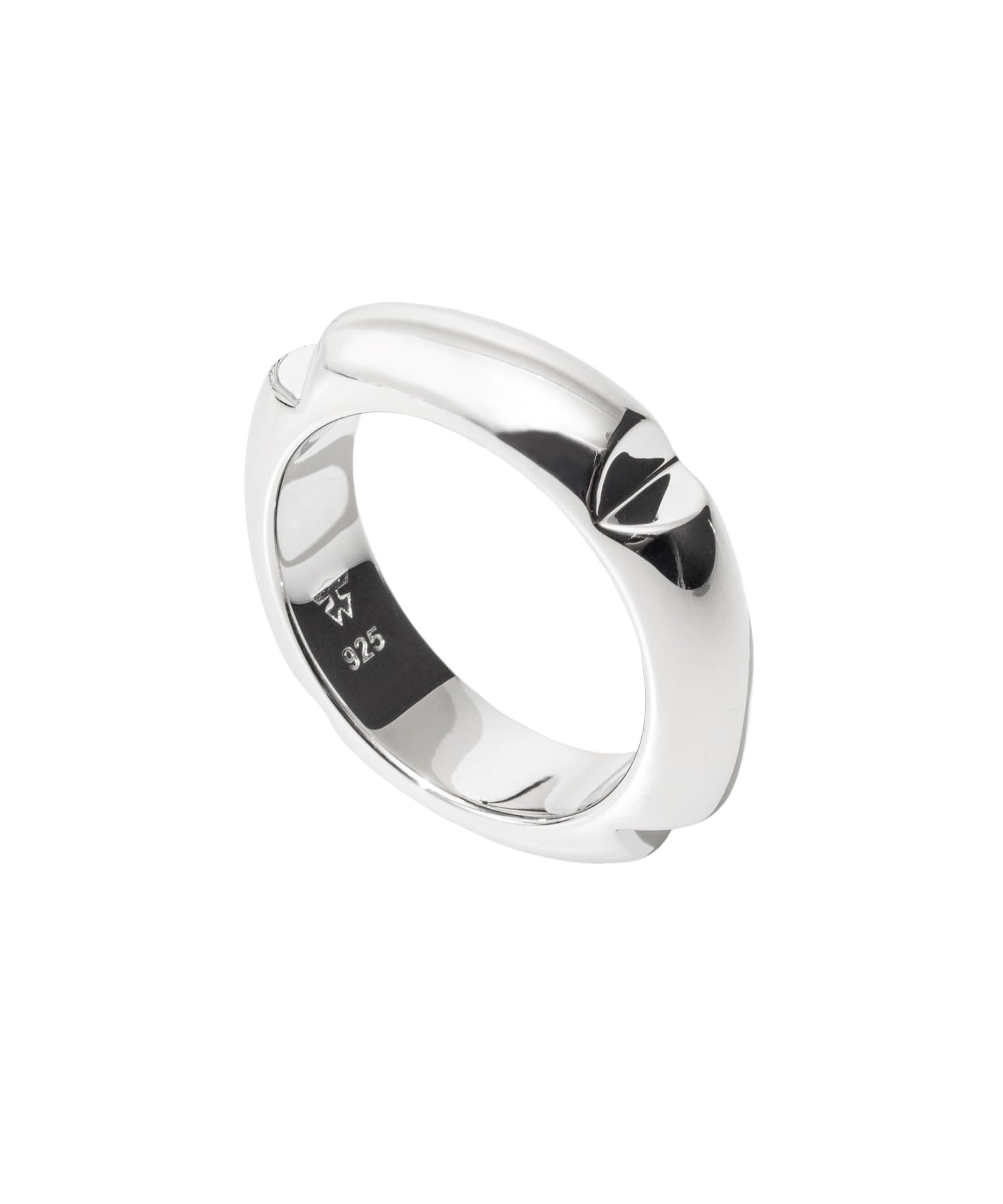 

Tom Wood Kimberlitt Ring Recycled Sterling Silver 925 Recycled White Rhodium 925 Brand 54 Japanese Size 14 R75BKBNA01S, / Plated, Silver, Size /