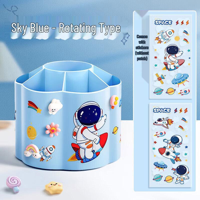 360-Degree Rotating Desk Pen Holder Organizer
