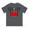 Domo Kun Print Funny Short Sleeved T-shirt Men