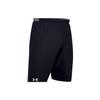 Pantalones Cortos Rectos con Estampado de Logo Sólido para Hombre Negros 1351350-001