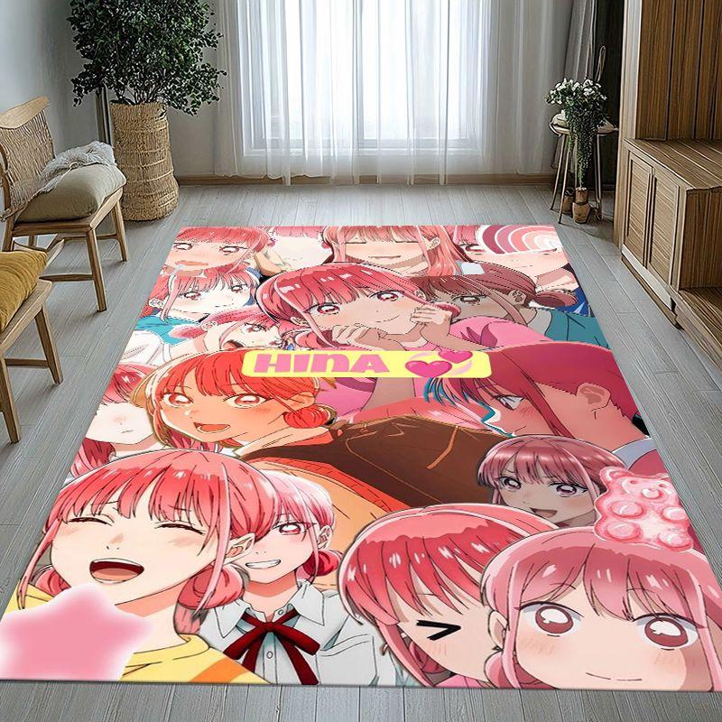 Anime Blue Box Ao No Hako Love Hina Cartoon Wohnzimmer Rutschfeste Teppichfläche Weicher Teppich für Schlafzimmer Kinder Sofa, Heimdekoration Fußmatte
