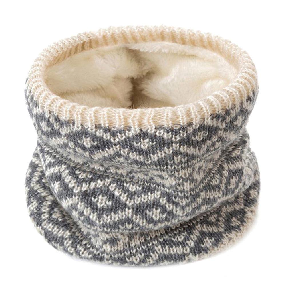 Soft Winter Neck Warmer Knitted Face Mask Fashion Neck Scarves Women Men
