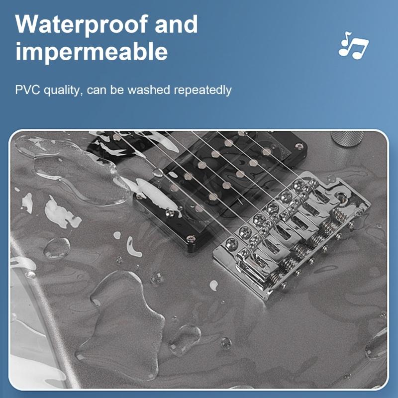 Guitar Cover Transparent Dust Cover for Electric Guitar Protection Guitar Dust Cover Clear Guitar Shell Case Dust Cover