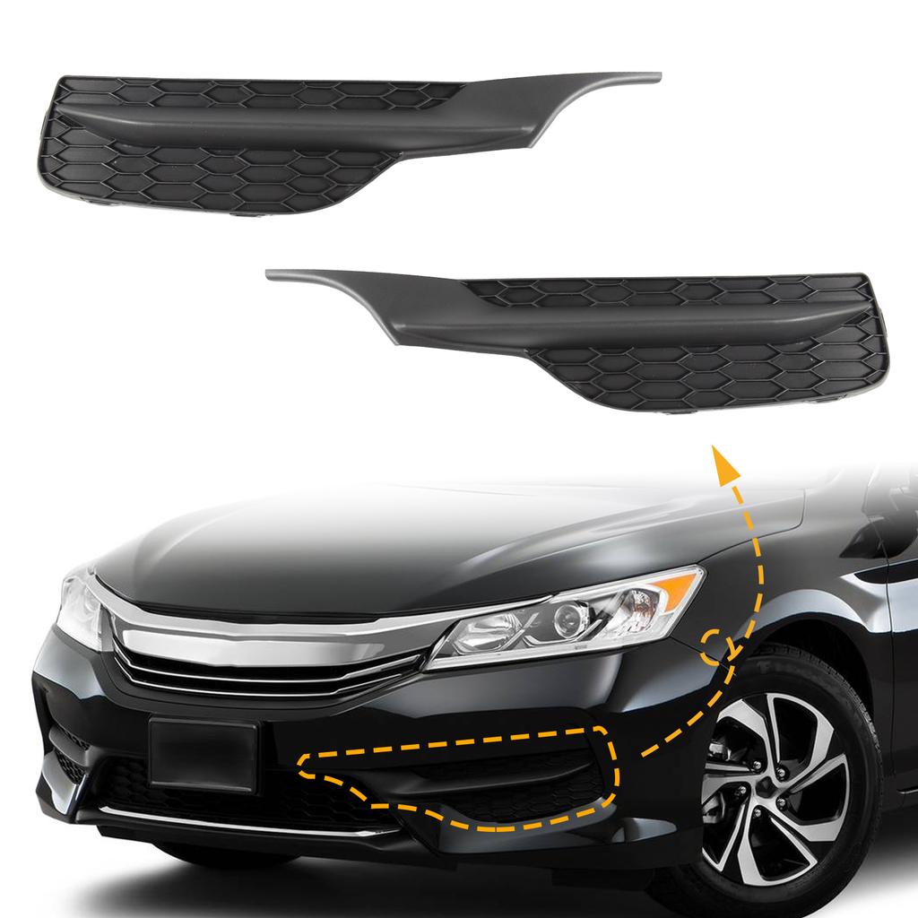Cornice Faro Antinebbia Adatta Per Honda Accord 2016 2017 Rivestimento Lampada Griglia Copertura Sotto Paraurti Anteriore 71112-T2F-A51 71102-T2F-A51
