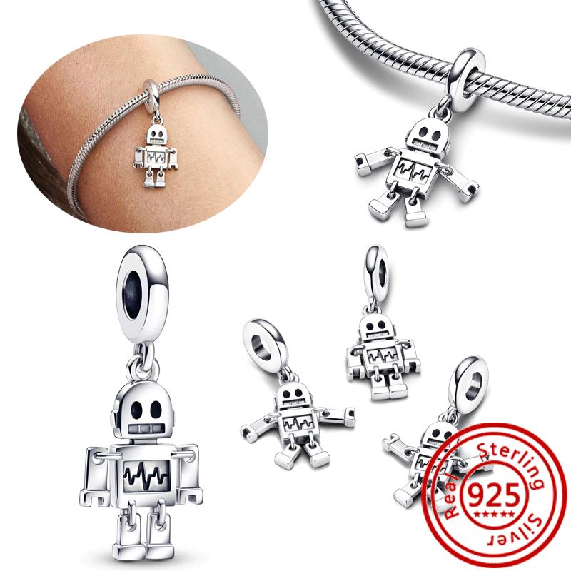 925 Sterling Copper Charm Twisting Arrow Lucky Dice Forever & Always Infinity Love Color Beads Fit Pantaro DIY Bracelet