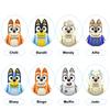 Bluey En Bingo Poppen Speelgoed Serie Coco Mackenzie Mia Rad Schattig Mini Deeltjes Gemonteerd Anime Karakter Kinderspeelgoed Cadeau