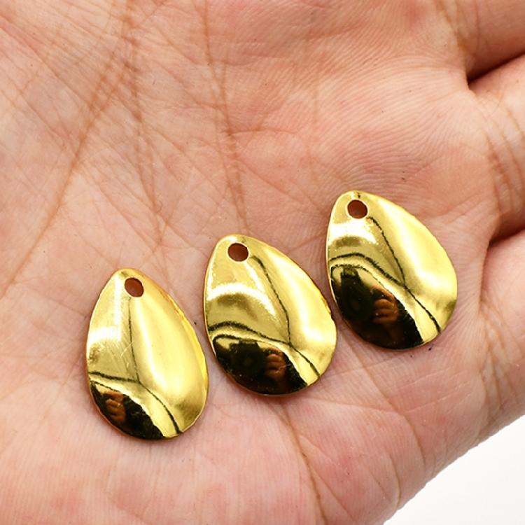 50Pcs Spinner Metal Lures for Fishing Saltwater Baits Spinner Lures