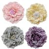 Decorative Flower Shape Curtain Clips Simulated Floral Pattern Curatin Holdbacks Modern Window Decoration Magnetic