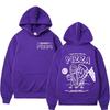 European Size Vintage Pizza Hoodie Set