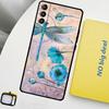 Libellenmuster Handyhülle Für Samsung Galaxy S25 Ultra S20 S21 S22 S23 Plus S24 Ultra S9 S10 S25 FE Cover