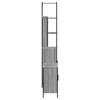 3 Piece Bathroom Furniture Set Gray Sonoma Particleboard