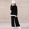 Teenager Girls Sets Loose Tracksuit for Children 6-14 Years Old School Kids Clothes Girl Sweatshirt Wide Leg Pants Suits