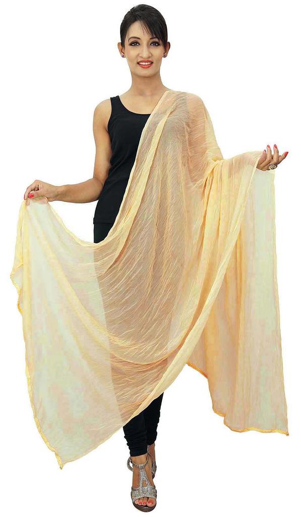 Neck Wrap Stole Indian Scarves Chiffon Blend Dupatta Woman Chunni