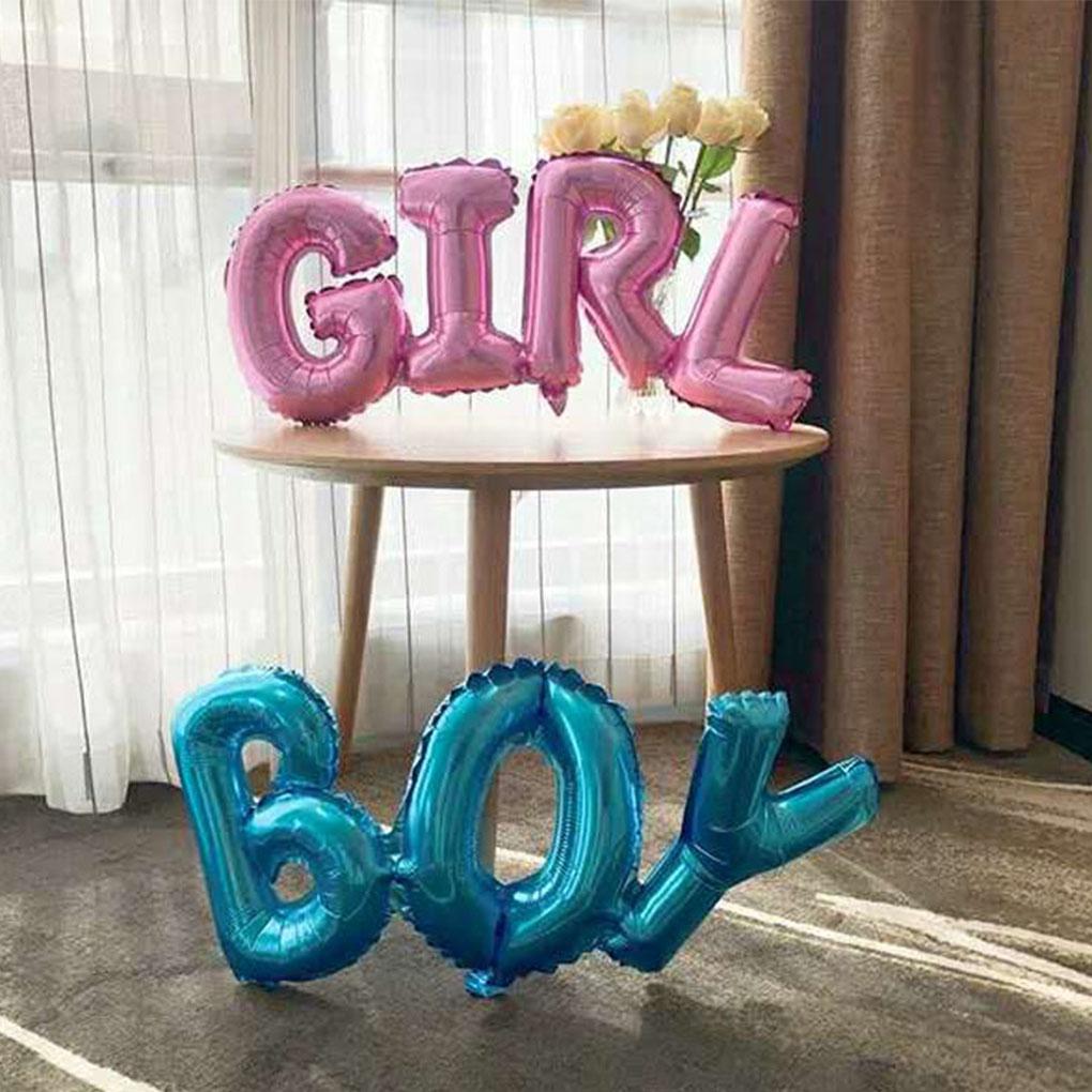 Words Balloon Party Alphabet Deoration Balloon Boy Girl Letter Number Script Balloon