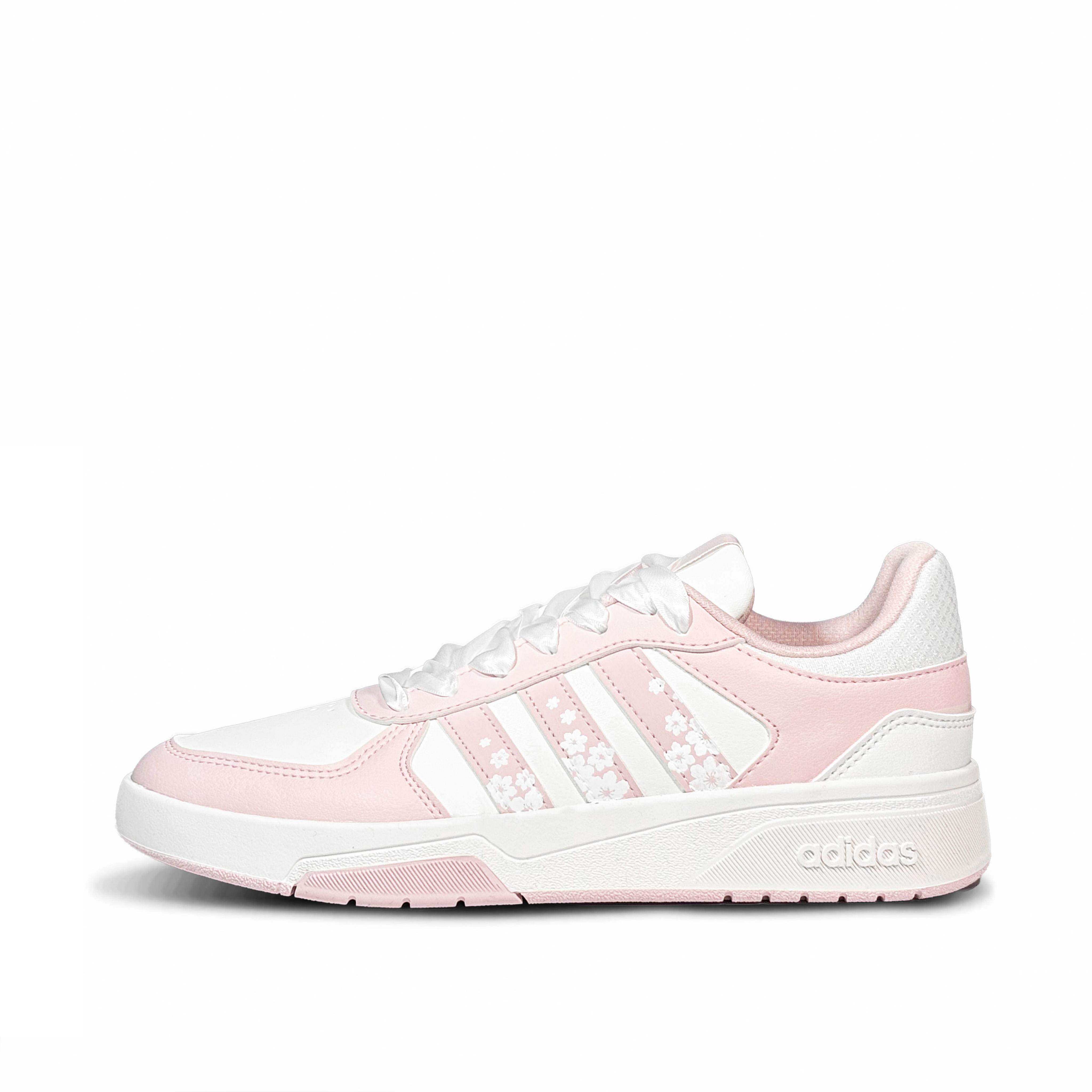 

Adidas COURTBEAT Cherry Blossom Wander Low top Skateboard Shoes Unisex Pink White KI6785(Team-814) 36