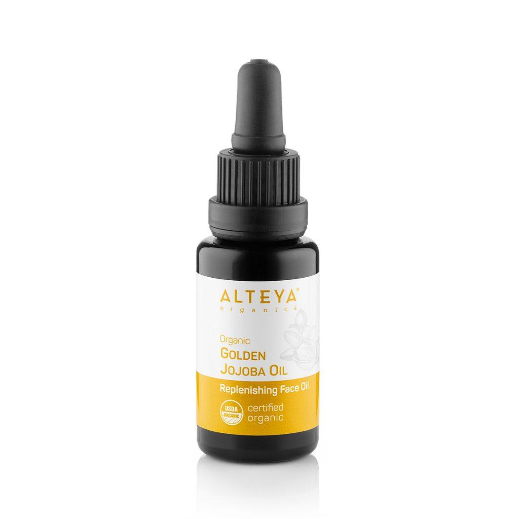 Organiczny olej jojoba 20ml z kroplomierzem