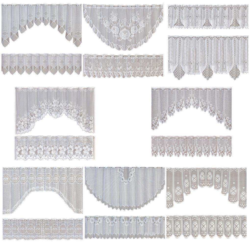 Perdele pentru fereastră din dantelă, 2 bucăți Perdele decorative moderne lavabile pentru interior, sufragerie, bucătărie, cafenea, decorare